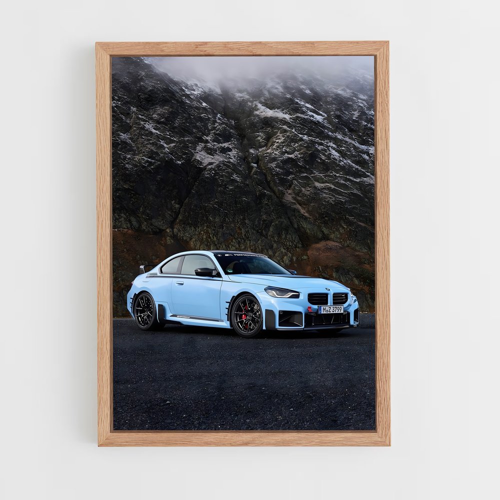 Poster Blue Mountain Racer – affiche BMW (vue 4)
